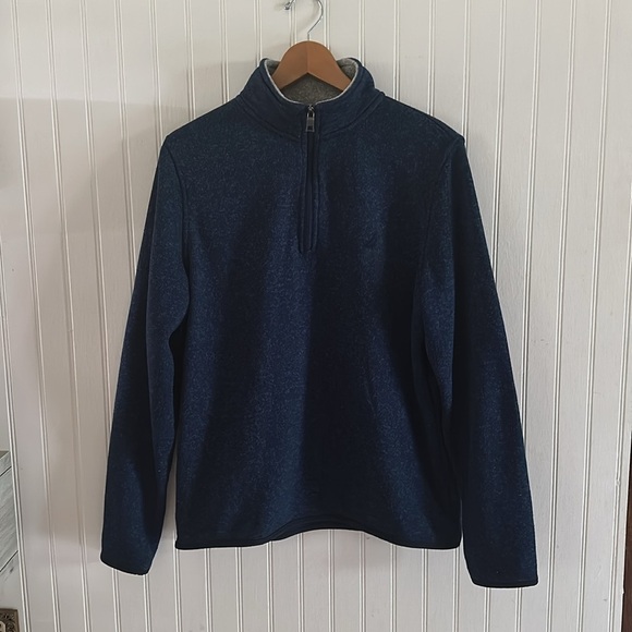 Nautica Navy Blue Sweatshirt sz M - Picture 3 of 13
